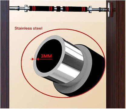 Door Frame Horizontal Bar, Indoor, No Screw Installation, Household Multi-Functional Fitness Equipment, Load 250kg, 75-180CM (95)
