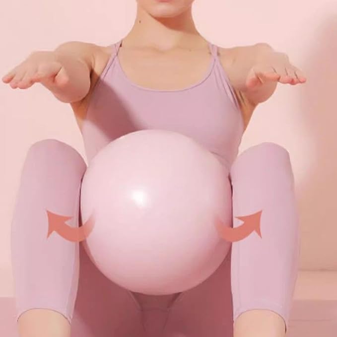 Fitness Balance Ball, Small Exercise Training Tool, Anti Burst Stability Support for Workouts, Flexible PVC Design, Yoga Pilates Equipment, Body Shaping Exercise Women Home Use