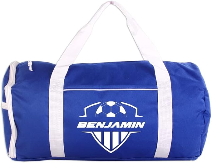 Personalized Sport/Gym Roll Duffel Bag - Soccer