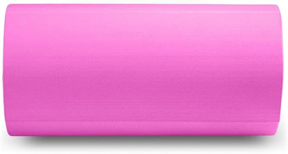Crown Sporting Goods 12" x 6" Premium EVA Foam Roller – Firm, Dense, and Shape-Restoring (Pink)