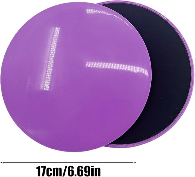 Fitness Sliders: Two-Side Sliding Discs for Home Gym and Core Workouts with Anti-Slip PP EVA Construction | Durable and Yoga Sliders