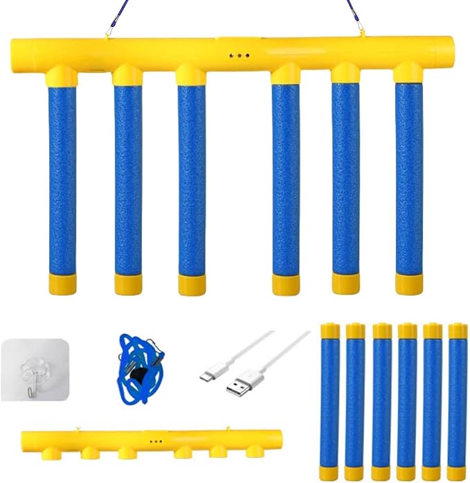 Reflex Challenge, Catch All Drop Sticks, Reaction Training Toy with Remote Control for Kids and Adults, 3 Adjustable Speed Hand Eye Coordination Training Game