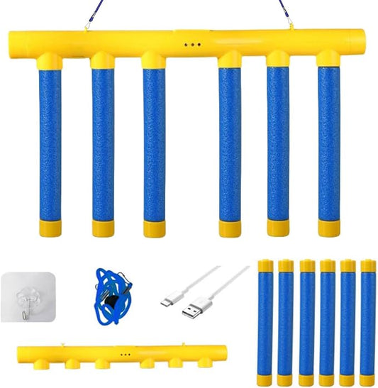 Reflex Challenge, Catch All Drop Sticks, Reaction Training Toy with Remote Control for Kids and Adults, 3 Adjustable Speed Hand Eye Coordination Training Game