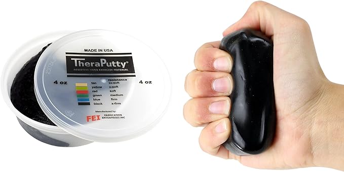 CanDo TheraPutty Standard Hand Exercise Putty For Rehabilitation, Exercises, Hand Therapy, Occupational Therapy, Hand Strengthening, Improve Motor Skills, Stress Relief