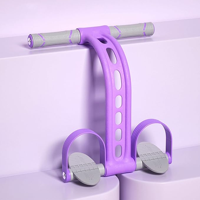 Pedal Resistance Band, Multifunction Tension Rope Workout Equipment, Sit-up Exercise at Home Gym Natural Latex Tension Rope Fitness Equipment, for Abdomen/Arm/Leg Stretching Slimming Training