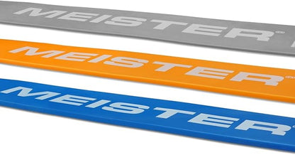Meister X Band Comfort-Width 41" x 2" Resistance Bands - X-Wide Premium Loop Bands
