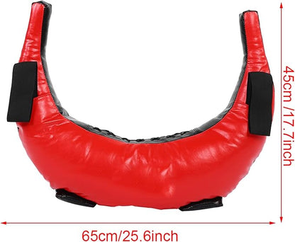 5‑25kg Fitness Training Sandbag Red Sports Power Bag PU Portable Fitness Workout Sandbag Empty Sandbags for Workout Weight Training