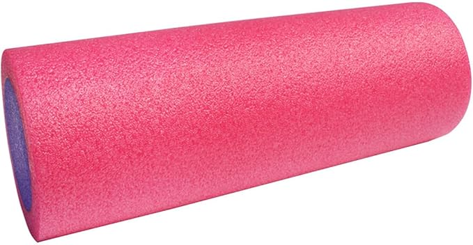 Luxshiny Yoga Roller Foam Massage Stick Epe Solid Balance Fitness Roller Pink 30x15cm for Muscle Pilates Exercise Yoga Accessories