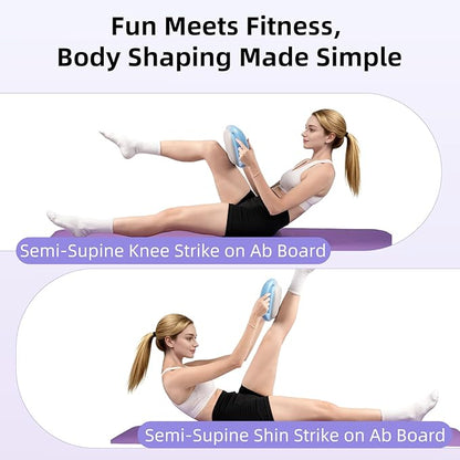 Smart Ab Trainer Machine with Music & Counter, Sit Up Assistant Core Workout Equipment with Foam Cushion for Home Gym Fitness