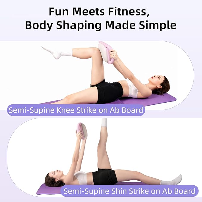 Smart Ab Trainer Machine with Music & Counter, Sit Up Assistant Core Workout Equipment with Foam Cushion for Home Gym Fitness