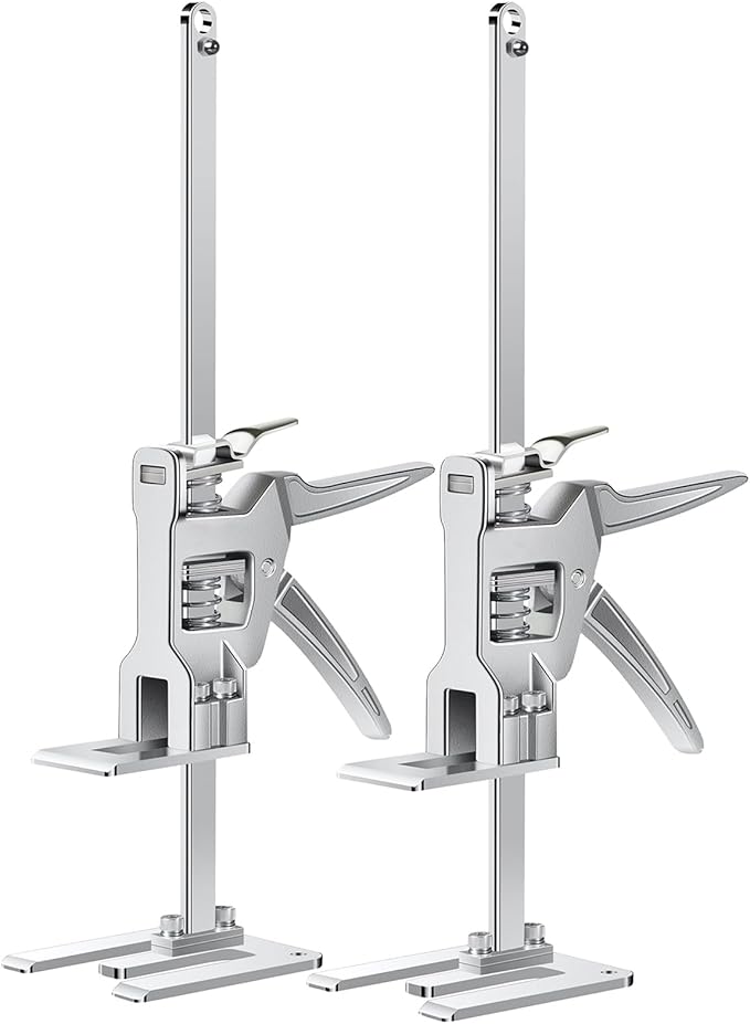 Labor Saving Arm Jack 2 Pack, Hand Lifting Jack Tool, Multi-Function Height Adjustment Device, for Installing Doors, Windows, Cabinets, Woodworking, Lifting Furniture