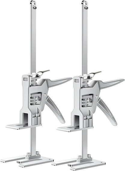 Labor Saving Arm Jack 2 Pack, Hand Lifting Jack Tool, Multi-Function Height Adjustment Device, for Installing Doors, Windows, Cabinets, Woodworking, Lifting Furniture