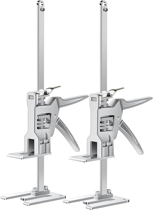 Labor Saving Arm Jack 2 Pack, Hand Lifting Jack Tool, Multi-Function Height Adjustment Device, for Installing Doors, Windows, Cabinets, Woodworking, Lifting Furniture
