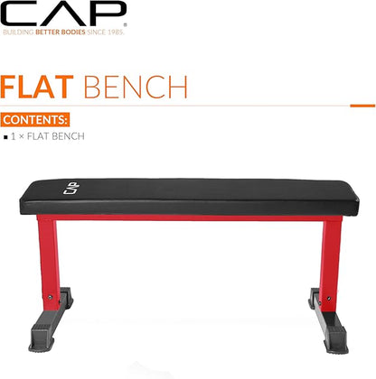 Cap Barbell Flat Weight Bench Color Series