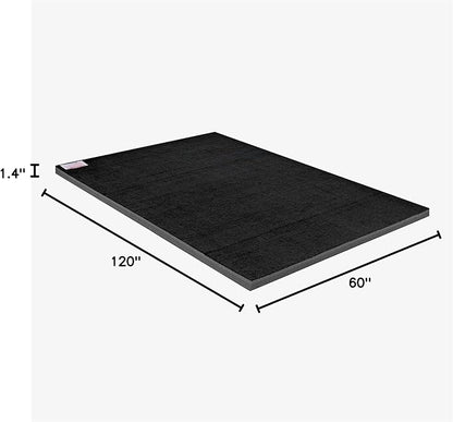 FlooringInc's Rollout Carpet Top Cheer Mat, Perfect as a Gymnastics Mat, Tumbling Mat or Portable Cheerleading Gym Mats for Home Workouts and Practice