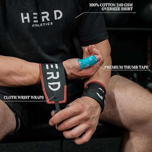 Adjustable Wrist Wraps for Cross Training, Olympic Lifting, Strength Training, WOD Workouts - Strong Wrist Support for Men and Women - One Size Fits All Men and Women