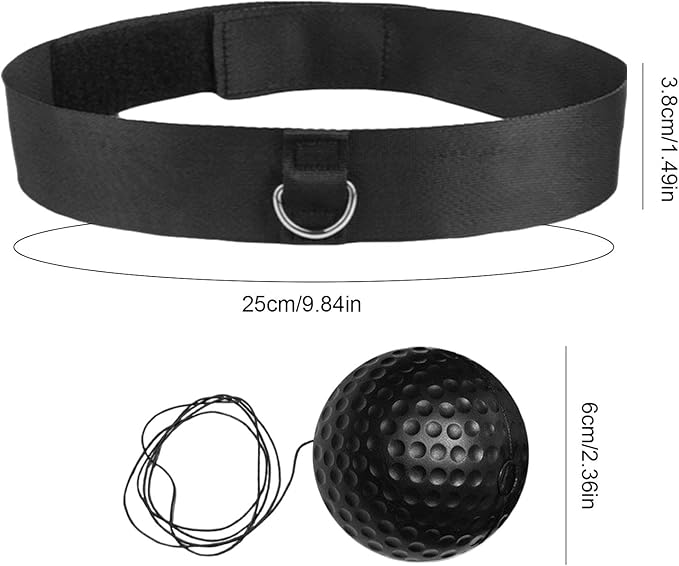 Boxing Training Reflex Balls - Boxing Reaction Ball | Head Punching Ball | Child Adults React Reflex Ball for Boxing Training | Workout Equipment Beginners Fitness Reflex Ball for Traveling, Gym