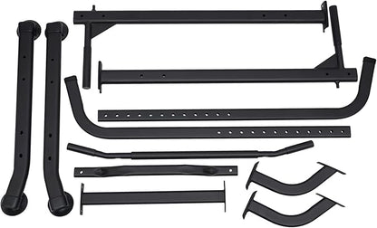 Parallel Bars Power Tower Adjustable Dip Station Pull Up Bar Push Up for Home Gym Strength Training Body Building Workout Equipment Standing Pull Up Pillar Impregnation Station, Black