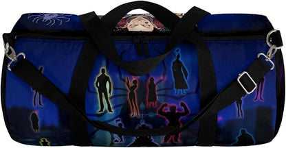 Anime Gym Bag for Women Men - Large Capacity Waterproof Workout Fitness Travel Sports Bags Fashion Street Camping ExpandaCLe Carry On Duffle Bag For Couple (Spder Troupe) PTY