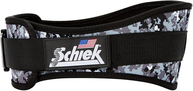 Schiek Sports 2006 Nylon 6 Inches Weight Lifting Belt - Support Belt for Power Lifting