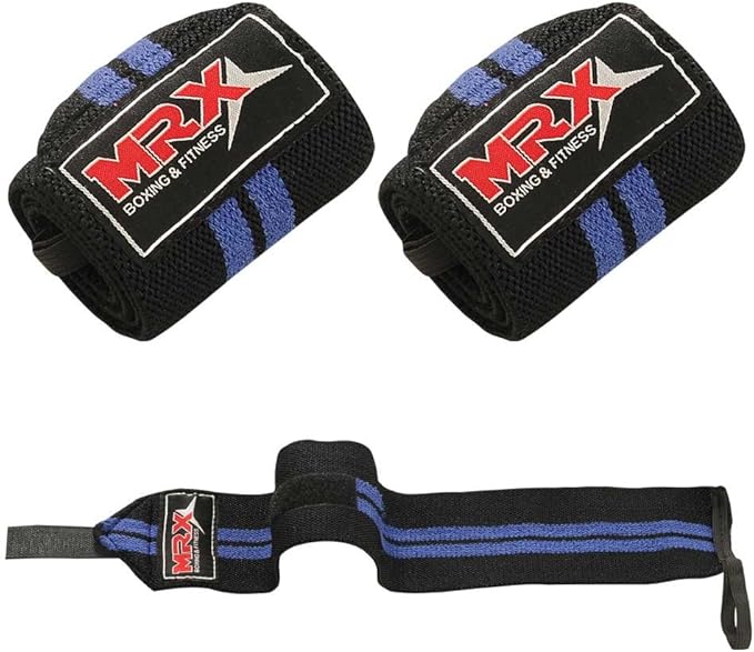 MRX Weight Lifting Gym Training Wrist Wraps for Wrist Support Bodybuilding Workout Wrap Men/Women