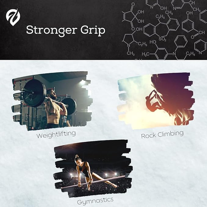 Liquid Chalk. Mess Free Gym Chalk for Weightlifting, Gymnastics, Rock Climbing, Dancing, and Lifting. Sweat Resistant and Long Lasting for Stronger Hand Grip. Package May Vary.