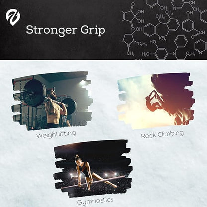 Liquid Chalk. Mess Free Gym Chalk for Weightlifting, Gymnastics, Rock Climbing, Dancing, and Lifting. Sweat Resistant and Long Lasting for Stronger Hand Grip. Package May Vary.