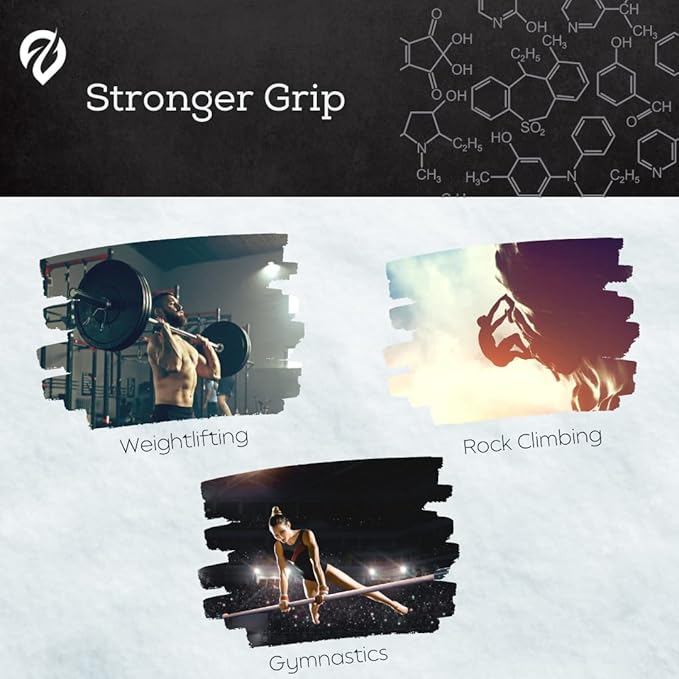 Liquid Chalk, Mess Free Gym Chalk for Weightlifting, Gymnastics, Rock Climbing, Dancing. Sweat Resistant and Long Lasting for Stronger Grip. Package May Vary.