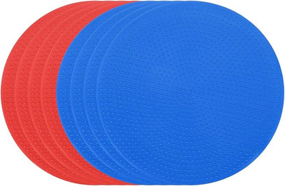 PATIKIL Spot Markers, Non-Slip Floor Dots Agility Markers Flat Field Cones Poly Dot