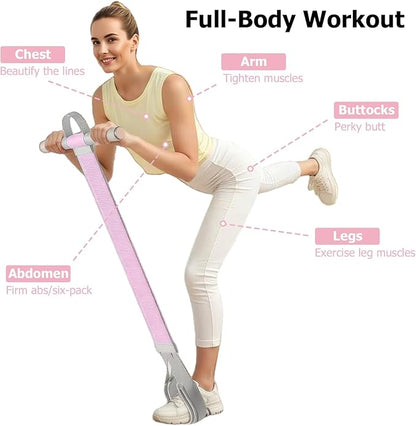 Resistance Bands with Handles,Yoga Pedal Workout Bands,Multifunction Pull Up Bands Sit-up Workout Equipment Home Gym for Arm/Abdomen/Waist/Leg Stretching Slimming Training
