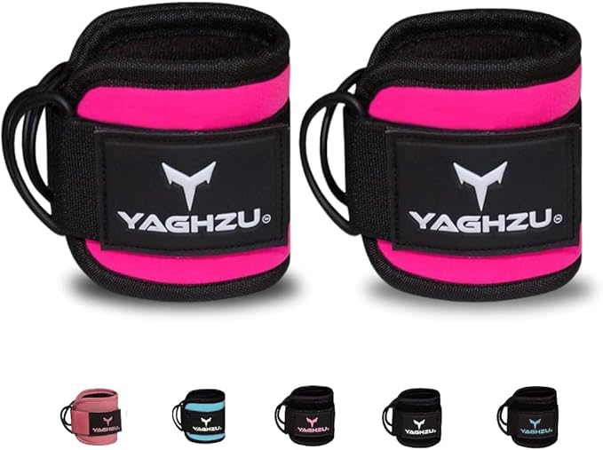 Ankle Straps for Cable Machines Women, Glute Kickback Cable Machine Attachments, Gym Ankle Cuffs, Wrist Cuffs for Workout, Leg Training Accessory, Fitness Gear for Home or Gym