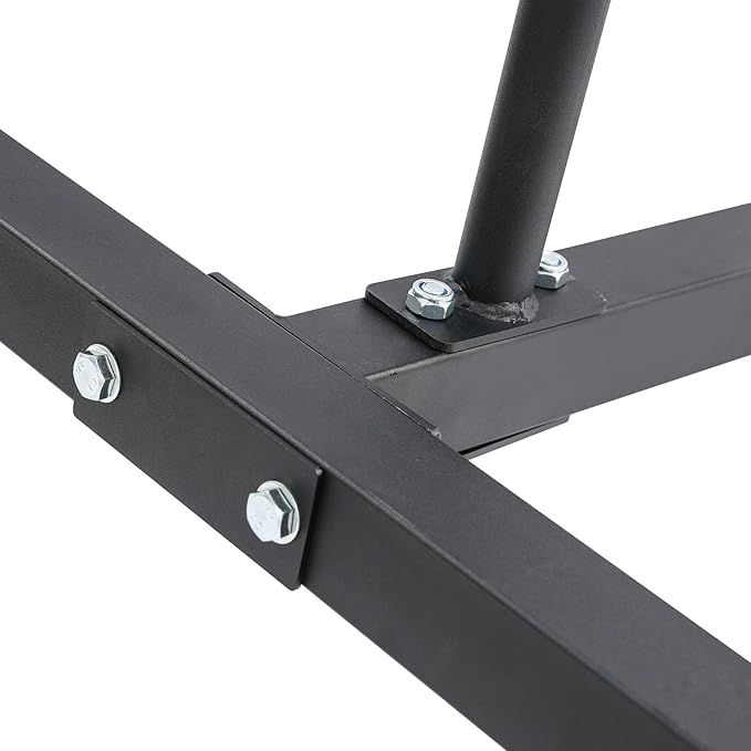 Deadlift Barbell Jack Stand, Heavy Duty Carbon Steel Bilateral Barbell Changer for Easy Changing Plates, Anti-slip Handle Deadlift Stand for Home Gym Exercises, Black