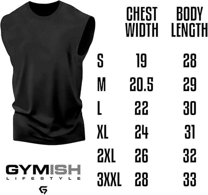 Gymish American Flag Graphic Fitness Tank, Sleeveless Bodybuilding Athletic Tank Top