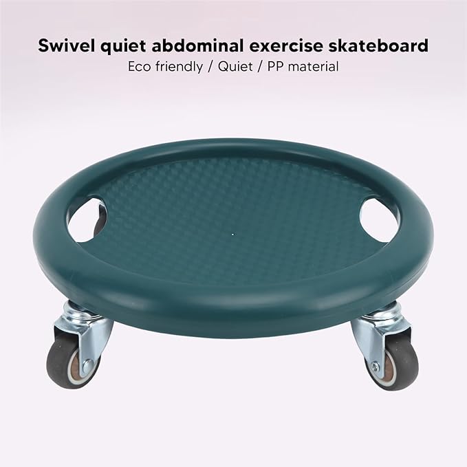 Ab Wheel, 360 Degrees Swivel Core Trainer for Abdominal and Waist Strength, Home Gym Fitness Equipment for Men Women Seniors Beginners
