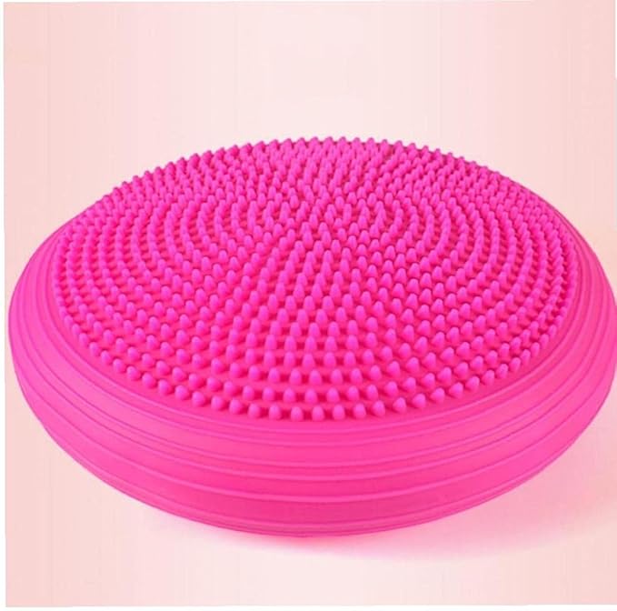 1pc Inflatable Half Sphere Yoga Balls, Massage Ball Trainer Balancing Ball for Yoga Pilates Fitness Labour 33cm