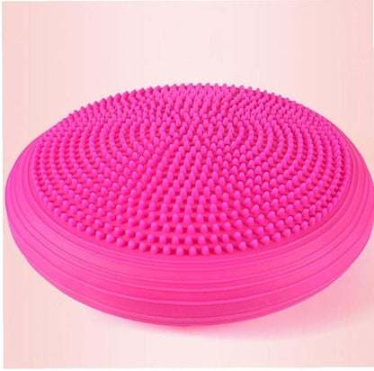 1pc Inflatable Half Sphere Yoga Balls, Massage Ball Trainer Balancing Ball for Yoga Pilates Fitness Labour 33cm
