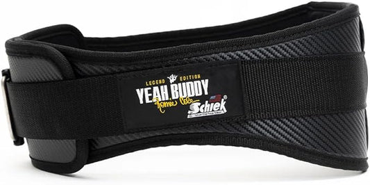 Schiek Sports Ronnie Coleman 4006 Weightlifting Belt - Lumbar Support Weight Lifting Belt - Carbon Fiber and Nylon
