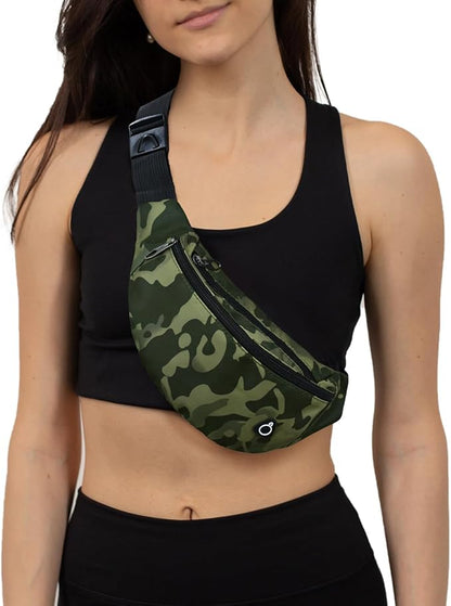 Fanny Pack for Men Women, Waterproof Sports Waist Bag Pack, Belt Bag for Travel Hiking Running