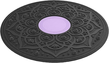 Wobble Balance Board - Non Slip Balancing Trainer, with Massage Points, 360 Degree Rotation, Workout Core Trainer for Home Gym Yoga Core Training, Sturdy Fitness Equipment 11.81 Inches