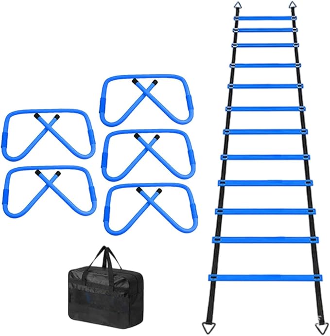 Yiju Soccer Agility Ladder Speed Ladder Coordination Flexible Footwork Equipment Training Ladder for Exercise Home Outdoor Sports