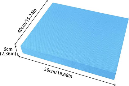 Foam Balance Pad | 50x40cm Soft Thick Stability Mat - Balance Foam Pad Exercise Equipment - for Women Men Home Gym Floor Yoga Workout Physical Training Stretching