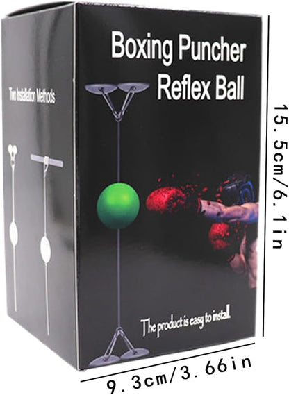 Boxing Reflex Ball - Boxing Head Ball for Punch Speed | No Drill Reflex Balls with Headband, Improve Hand-Eye Coordination, Punching Speed, Fight Reaction