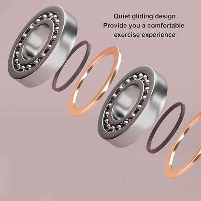 ZJchao Abs Roller, Ab Workout Equipment, Fitness Trainer Disc 4 Rollers Quiet Smoothing Abdominal Workout Slider Disc Core Strength Whether at Home or Gym