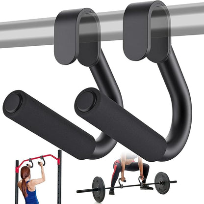 Kipika 32" Ceiling Mounted Pull Up Bar - Heavy Duty, Highly Adjustable, Multifunctional Chin Up Bar - Home Gym System with Punching Bag Hanger and Resistance Bands Training