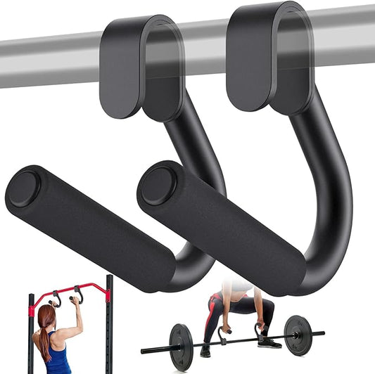 Kipika 32" Ceiling Mounted Pull Up Bar - Heavy Duty, Highly Adjustable, Multifunctional Chin Up Bar - Home Gym System with Punching Bag Hanger and Resistance Bands Training