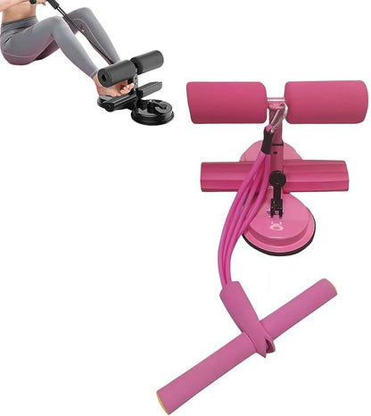 Wmool Ab Training Auxiliary Device, Portable Adjustable Sit up Exercise Equipment, Dual Suction Cup Core Exercise Ab Machine, Abdominal Muscles Full Body Training for Abs Home Gym Exercise