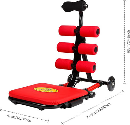Ab Machine, Sit Up Machine Exercise Equipment, Ab Portable Machine for Stomach Workout (weight under 130 lbs)