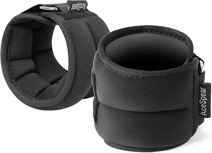 AceSpear Ankle Weights Sets for Men Women Kids 1lb 2lb 3lb 4lb 5lb Leg Weights Arm Wrist Weights Gym for Foot Exercise Training Workout Walking Jogging Yoga