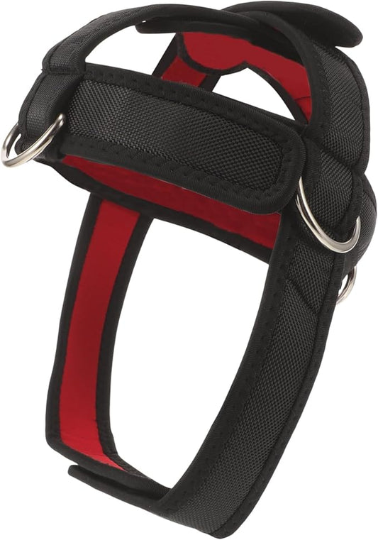 Kisangel Adjustable Neck Harness, Weight Lifting Strap Heavy Duty Neck Trainer Strapfor Exerciser Strength Training Fitness Equipment