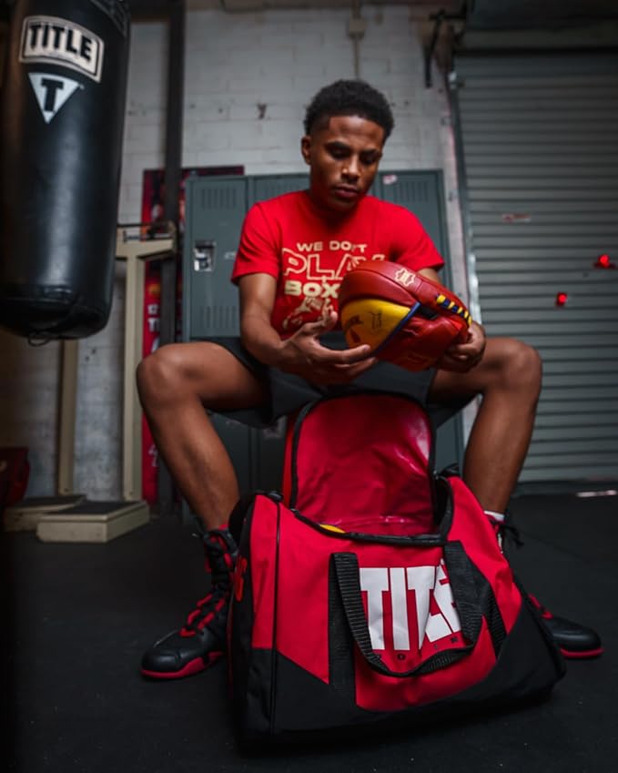 TITLE Boxing Individual Sport Bag (Red)
